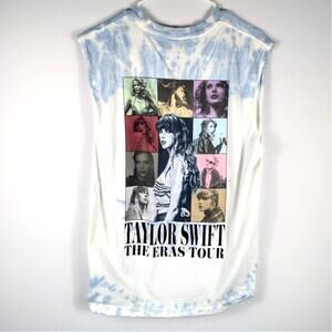 Taylor Swift Eras Tour Medium Sleeveless Tank Top Graphic Tie Dye Concert Shirt